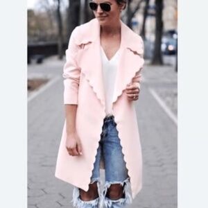 Club Monaco Scalloped Trench
